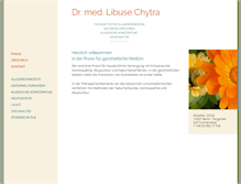 Tablet Screenshot of dr-chytra.de